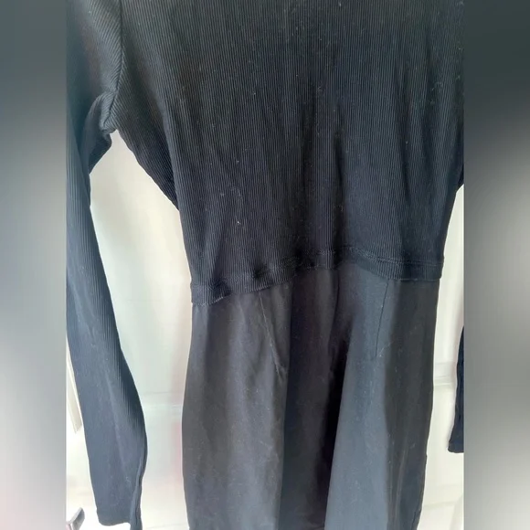 Dion Lee long-sleeve t-shirt mini dress with cutout inserts